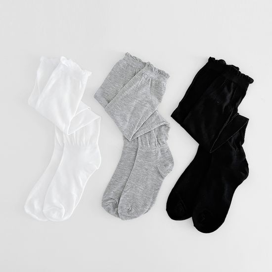 [1+1+1] 시스루 루즈 니삭스 3color