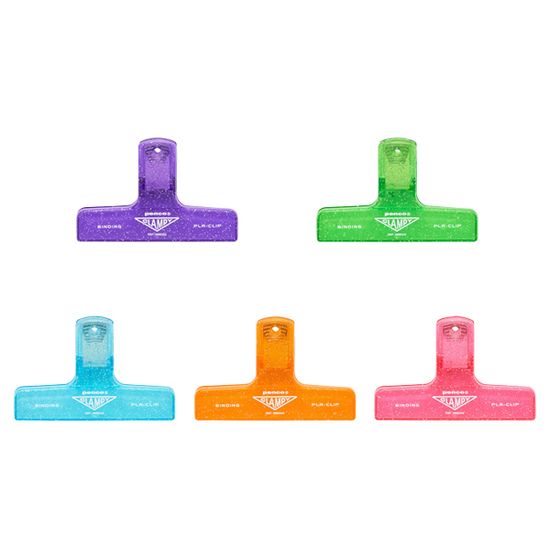 [펜코] 플라스틱 클립 GLOW/GLITTER