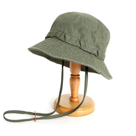 [애슬릿]여자 남자 커플 캠핑 턱 끈 버킷햇 벙거지