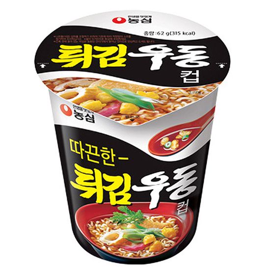 nongshim 농심 튀김우동 작은컵 62gx6개x4BOX