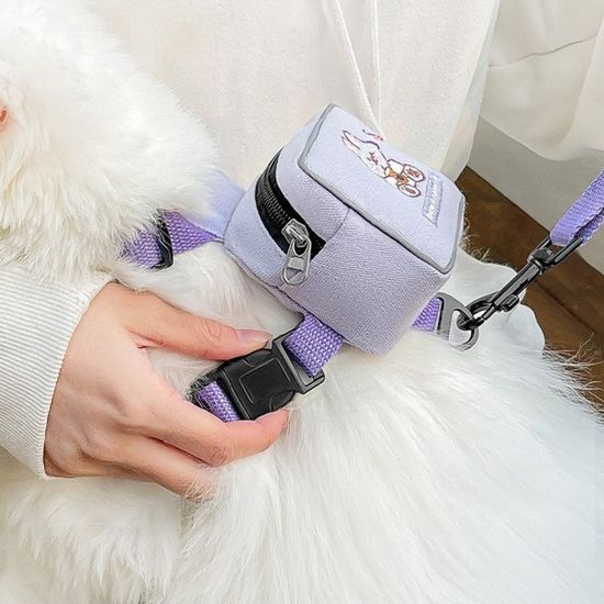 반려동물 백팩 하네스+리드줄(M)고양이 애완산책줄