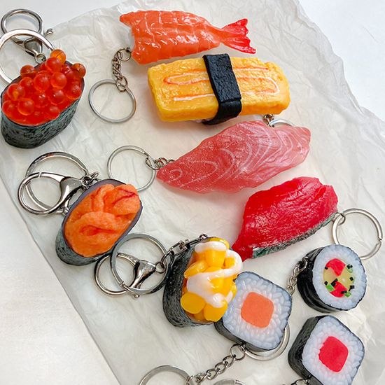 10종 초밥 음식 키링 미니어쳐 에어팟키링 선물