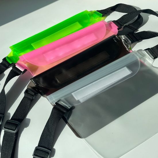 수영 가방 투명 방수 파우치 화이트(WE0A130)