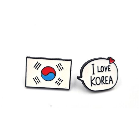 태극기 뱃지 군인 군용 배지(WFH7YXS)