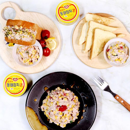 [동원] 콘참치85g2캔+짜장참치90g2캔+카레참치90g2캔