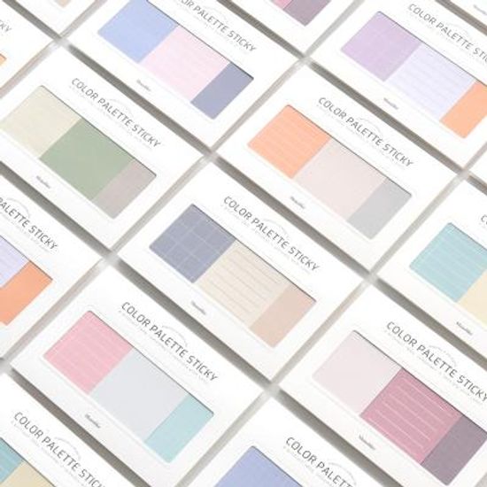 컬러 팔레트 스티키 플랜 300 Ver.2 점착메모지