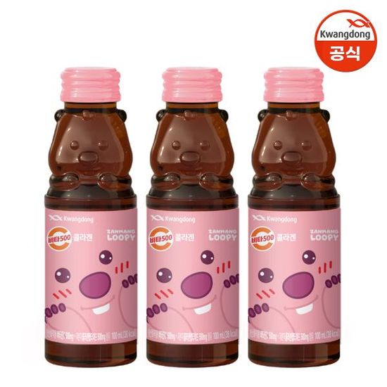 광동 비타500 콜라겐 x 잔망루피 100ml 50병