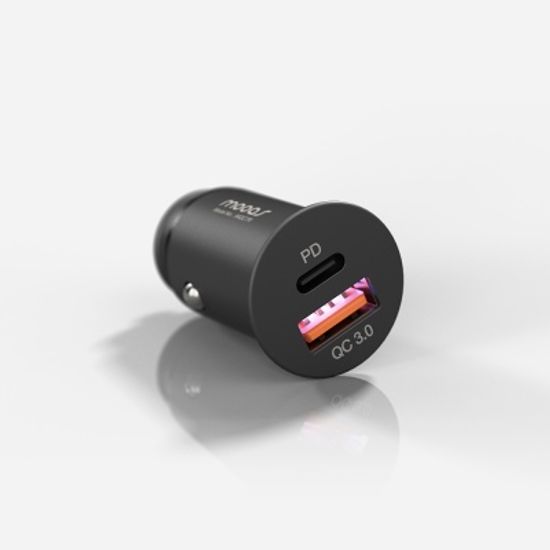 38W PD 듀얼 차량용 고속 충전기 시거잭 USB-C/A