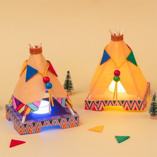 (미술샘) DIY 인디언 텐트 (스탠드) 만들기