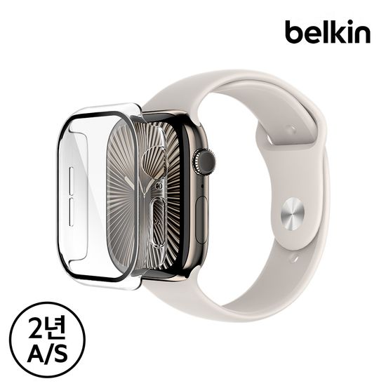 벨킨 애플워치10 템퍼드 강화유리 케이스 46mm OWA003