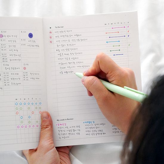 두투두 위클리 플래너 체크리스트 습관관리 다이어리