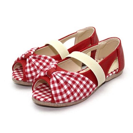 Suri 깅엄 체크 밴드 샌들 639054(160-200)