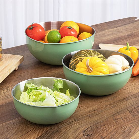 퀸센스 에스핀 스텐 믹싱볼 3종 세트