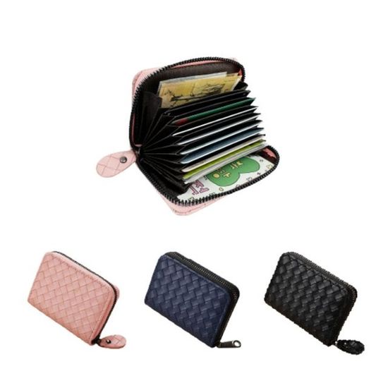 (이거찜) 럭셔리 격자지퍼 반지갑 동전지갑 카드지갑[