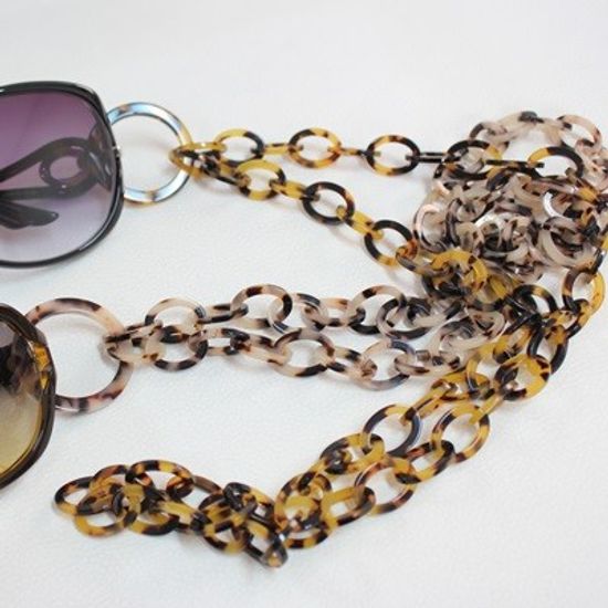 [보니엘]링체인홀더_브라운레오파드