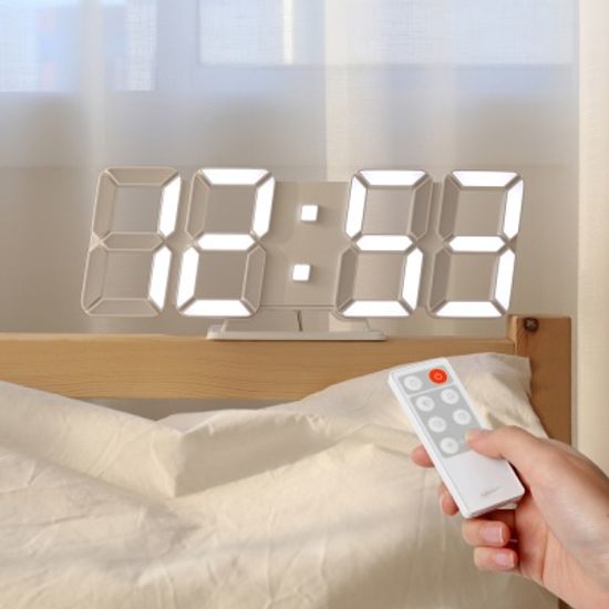 [무아스] 퓨어 화이트 30cm 슬림형 led벽시계(M)