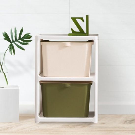 100% 국내생산! 심플 컬러 수납박스(대형) 1+1+1