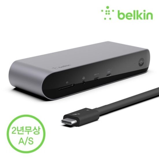벨킨 썬더볼트4 도킹스테이션 C타입 멀티 허브 INC006