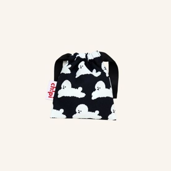 도그 베이직 스트링파우치(블랙)