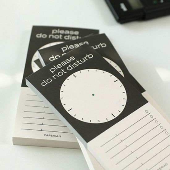 두낫디스터브 - 타임 메모패드