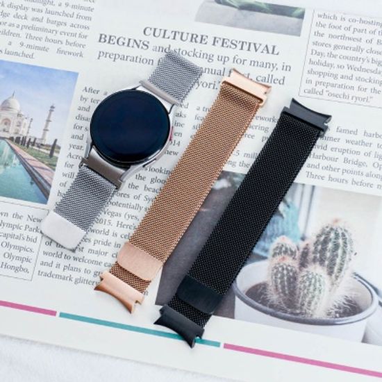 [오늘도착] 갤럭시워치 날개형 밀레니즈 메탈 스트랩