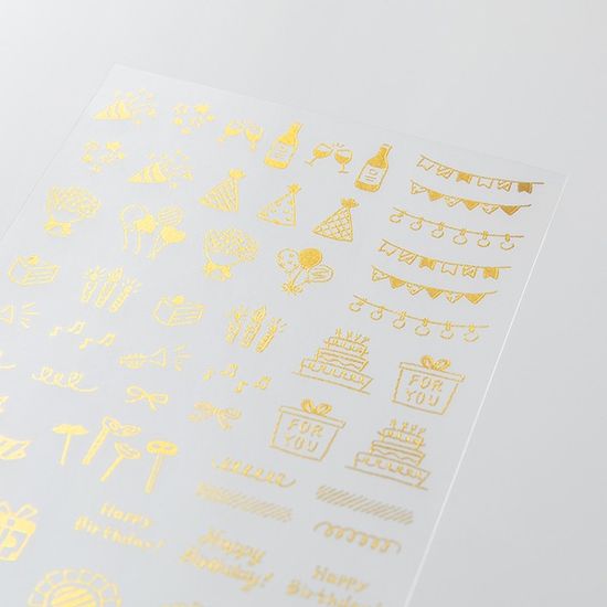 FOIL TRANSFER STICKER - Celebratory Pattern