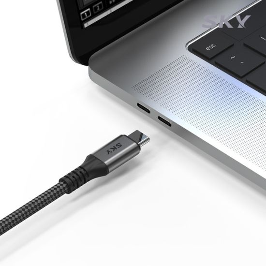 스카이 USB4 240W PD 40Gbps 썬더볼트4 케이블 1.2M