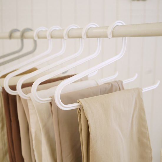 윌로우 오픈형 바지걸이 30개 치마 바지 옷걸이 행거