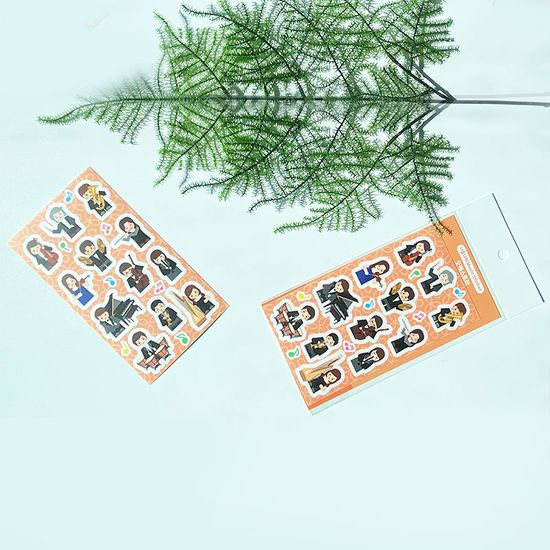 오케스트라SET(오케스트라스티커+페이퍼토이+엽서)