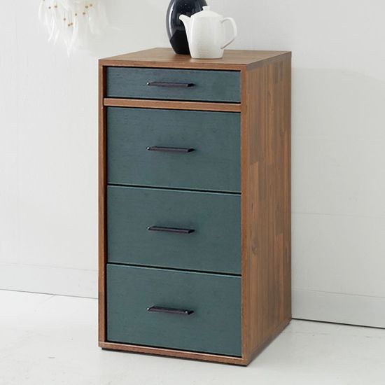 프리 4단 서랍장 미니 옷 틈새장 낮은 (착불)