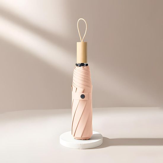 PASTELLA 우드 3단 수동 암막 양우산 PS13(UPF50+)