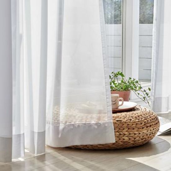 샤인 나비주름 맞춤 쉬폰커튼 가로70 x 세로160이하