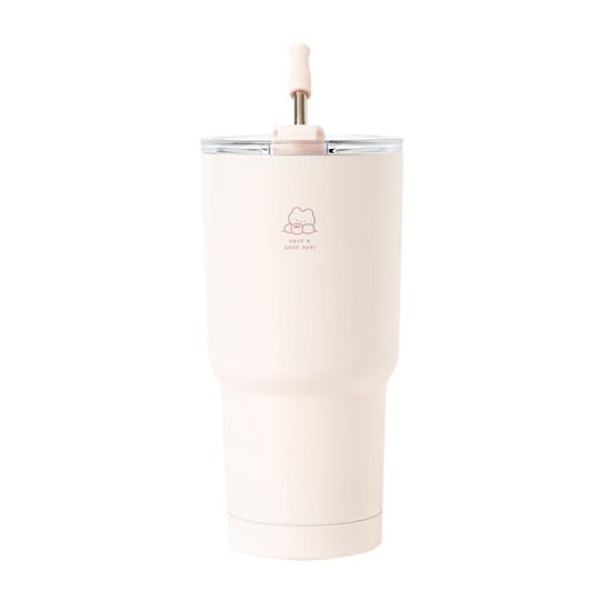 아트박스 빨대형 텀블러 핑크540ml
