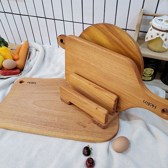 Holin 마호가니 원목 도마 4종세트 A