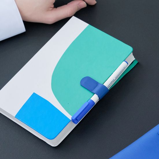 누보북마크 펜홀더 자석으로 고정되는 가죽 책갈피