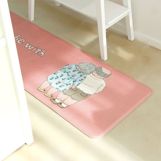 라이크디즈 봄사무소 발매트 PVC 주방매트 150x46cm