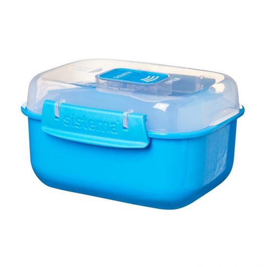 [시스테마] 투고 직사각 전자레인지용기 525ml (3colo