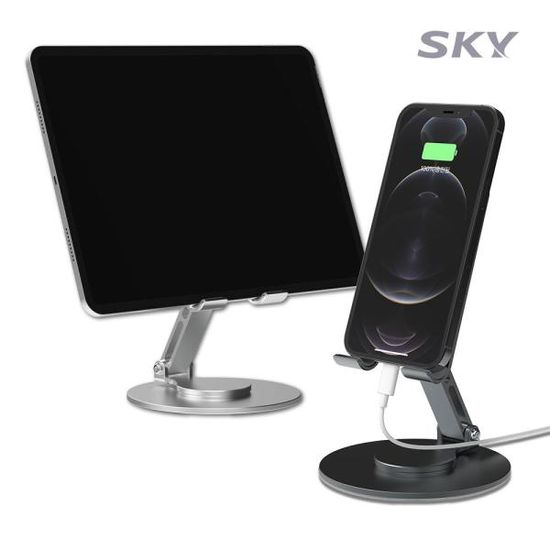 스카이 360도 회전 탁상용 핸드폰 태블릿 거치대 SDH1