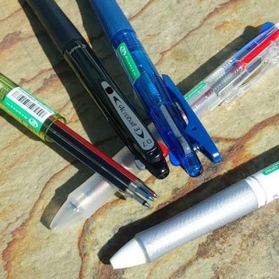 파이롯트 아크로볼 0.7mm 3색볼펜/멀티펜 BKAB40F