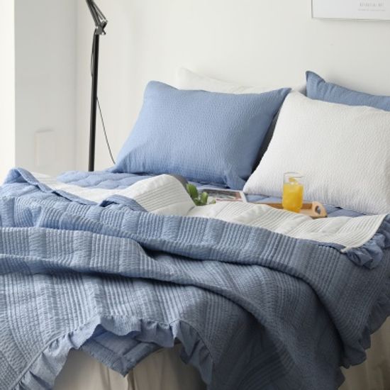 시원함을 더한 시어서커 여름차렵이불 패드 단품 세트