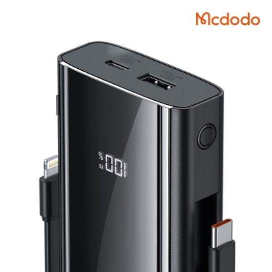듀얼 케이블 일체형 10000mAh 고속충전 보조배터리