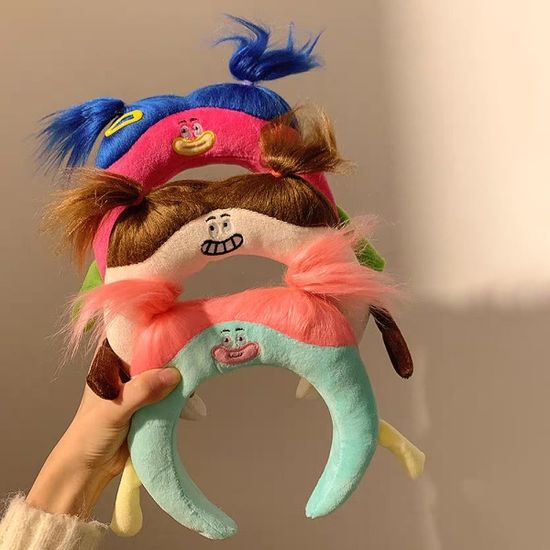 어글리 캐릭터 머리띠 우정 셀카 생일 파티 헤어 밴드