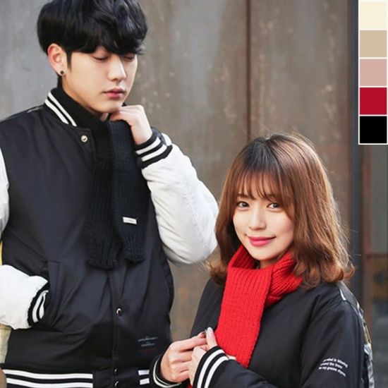 남녀공용 미니 목도리 1P 겨울 보온 데일리 머플러[WD
