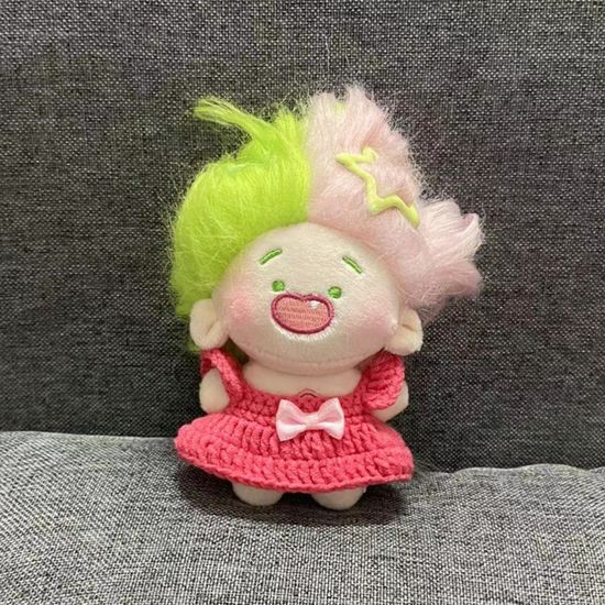 러블리 10cm 봉제 뜨개질 인형 공주 드레스 옷 입히기
