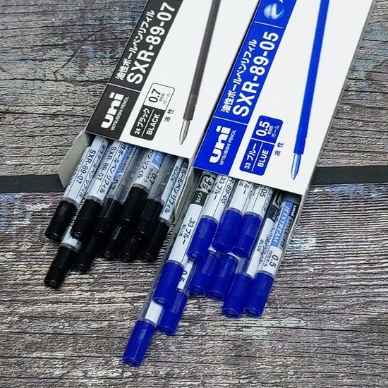 유니 스타일핏트 0.5mm 리필심(유성잉크) SXR-89 1갑
