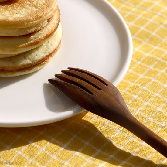 오 티크 우드 포크 1p