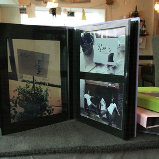Color photo book-black(L)_접착식
