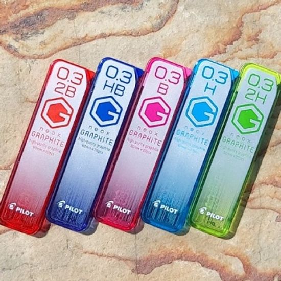 파이롯트 Neox 그라파이트 0.3mm 샤프심 1갑(10통)