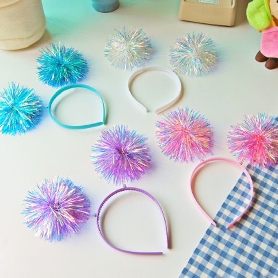 스파클라 폭죽 머리띠(4컬러)