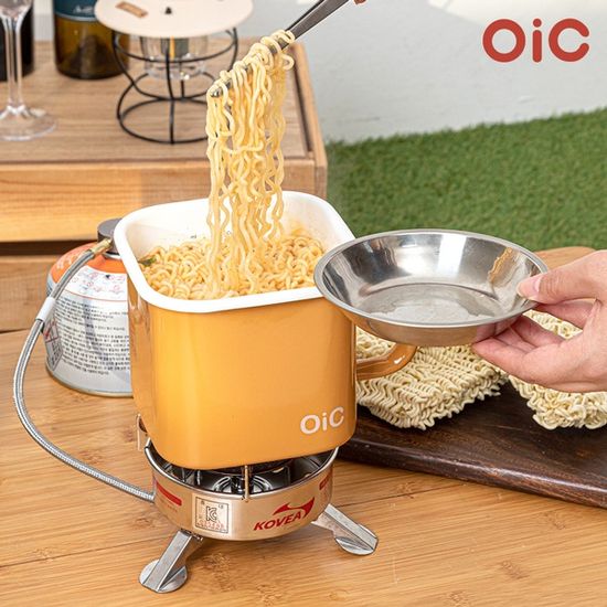 OIC 뚜아 법랑 캐니스터 인덕션IH 1.5L+튀김망 세트